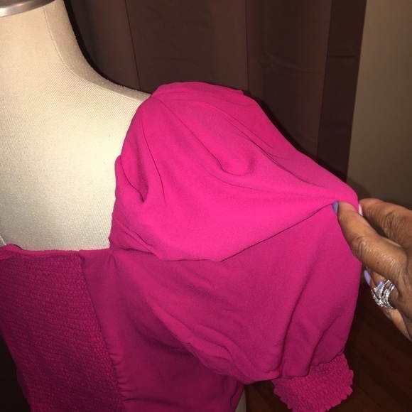 ASHLEY STEWART fuchsia color top - Picture 2 of 3